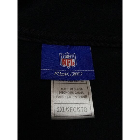 Reebok NFL Carolina Panthers Mens Core Jacket Size 2XL Pockets Outdoor Full Zip - Picture 4 of 6